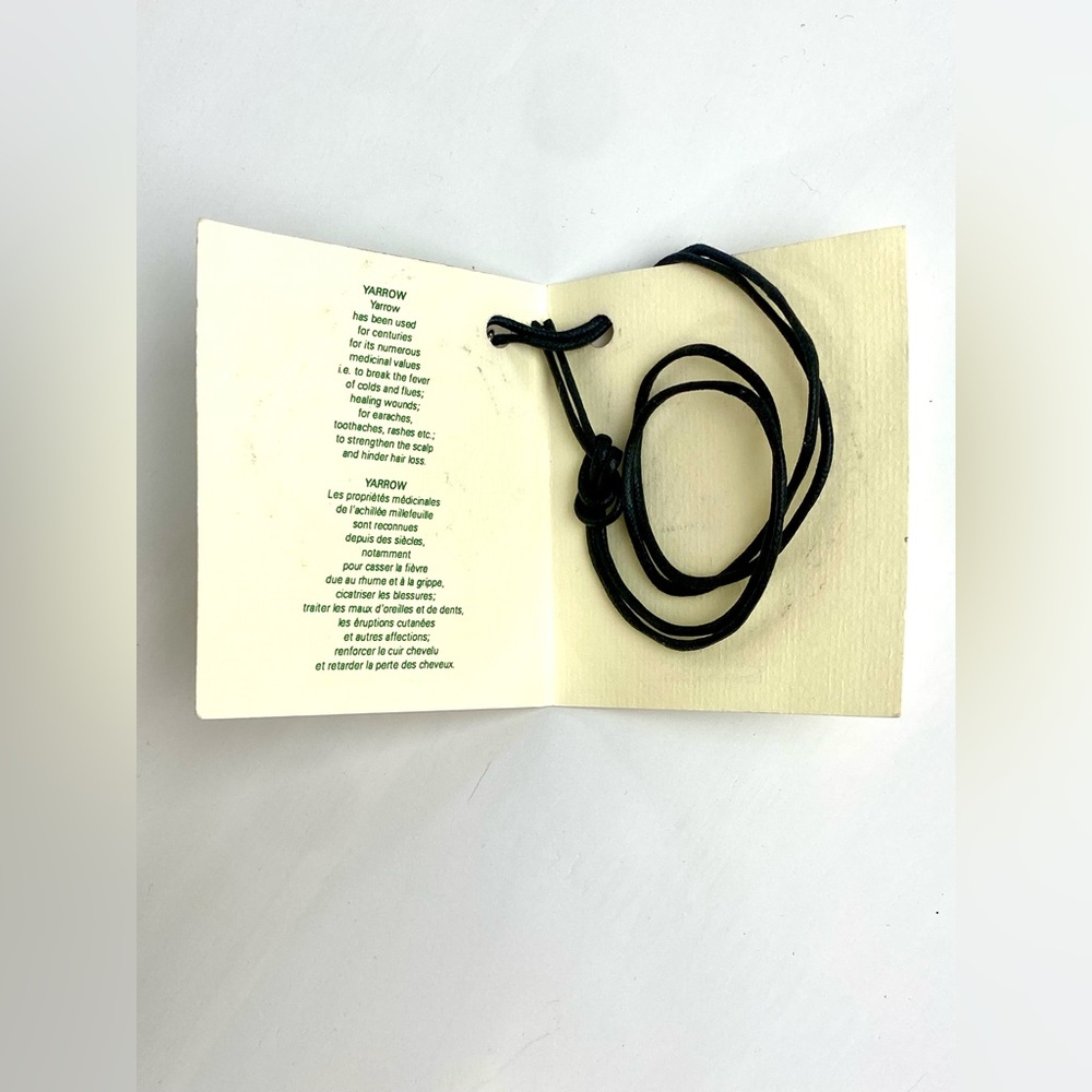 Woodland Spirit ceramic & cord necklace - Picture 2 of 3